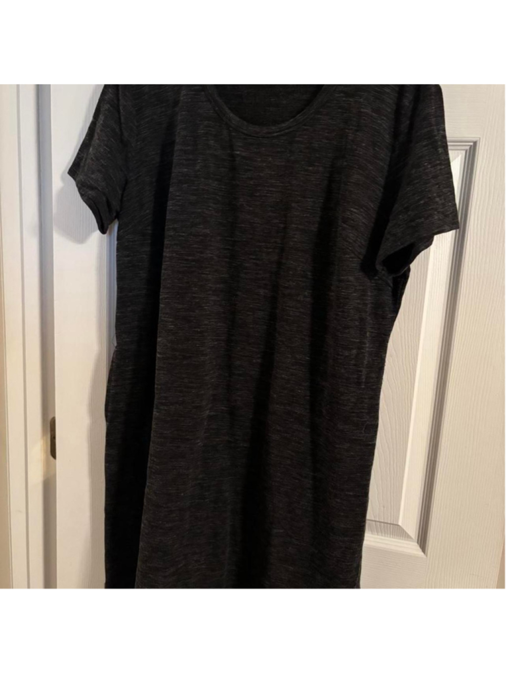 32 Degrees Cool black heathered t-shirt dress in XXL #tshirtdress #cozy